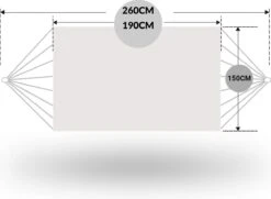 Dubbele Hangmat Zwart Met Spreidstok - 1 Of 2 Persoons - Lig Oppervlak 190x150cm - Lengte 260cm 13 Dubbele Hangmat Zwart Met Spreidstok - 1 Of 2 Persoons - Lig Oppervlak 190x150cm - Lengte 260cm -Fijne Tuinmeubelwinkel 1200x880 5
