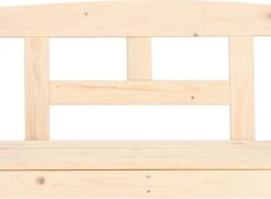 Merkloos Springos Tuinbank | Tuinbankje | Zitbank Buiten | Naaldhout | 119 X 78 X 45 Cm | Licht -Fijne Tuinmeubelwinkel 1200x881