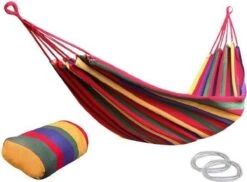 Hangmat - 200x80cm - 1 Persoons - Multi Color -Fijne Tuinmeubelwinkel 1200x884 2