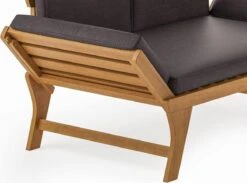 Loungebank Tuin FSC Antraciet – Makkelijk Verstelbaar Lounge Bank Balkon – Tuinbank Lounge Hardhout FSC – Perfecthomeshop -Fijne Tuinmeubelwinkel 1200x887