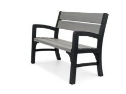Keter Montero Tuinbank – 2-personen - 120x61x91cm - Grafiet -Fijne Tuinmeubelwinkel 1200x893 4