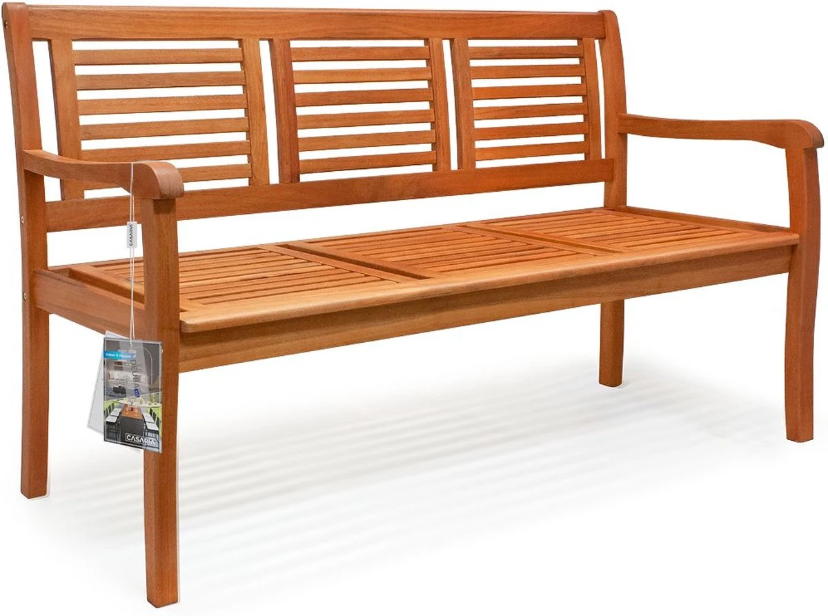 Casaria Tuinbank - FSC®-Gecertificeerd Eucalyptushout - 153cm Bruin 9 Casaria Tuinbank - FSC®-Gecertificeerd Eucalyptushout - 153cm Bruin - Afbeelding 9