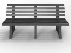 Casaria Tuinbank Orchidea – Kunststof/240kg Belastbaar – Antraciet -Fijne Tuinmeubelwinkel 1200x897