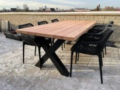 Tuintafel Douglas 300 Cm X 90 Cm | Stalen Poten | 8-10 Personen | DuuMaa 12 Tuintafel Douglas 300 Cm X 90 Cm | Stalen Poten | 8-10 Personen | DuuMaa -Fijne Tuinmeubelwinkel 1200x899 9