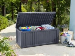 Keter Rockwood Opbergbox - 570L - 155x72,4x64,4cm - Grafiet -Fijne Tuinmeubelwinkel 1200x900 26