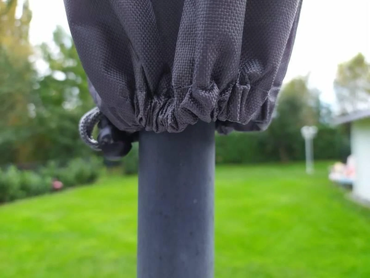 Merkloos Beschermhoes Voor Parasols, Voor Ø 200-400 Cm, Antraciet 2 Merkloos Beschermhoes Voor Parasols, Voor Ø 200-400 Cm, Antraciet - Afbeelding 2