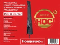 Parasolhoes - Hoes Ronde Stokparasol T/m ø 4m - Hoes Vierkante Stokparasol 3mx3m - Zware Dikke Kwaliteit -Fijne Tuinmeubelwinkel 1200x904