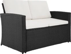 Tectake - Wicker Zitgroep Tuinset Lucca - Zwart - 404131 19 Tectake - Wicker Zitgroep Tuinset Lucca - Zwart - 404131 -Fijne Tuinmeubelwinkel 1200x908 3