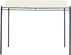 Outsunny Pergola Partytent Paviljoen Overkapping Tent Metaal Crème 297x297 Cm 84C-038 -Fijne Tuinmeubelwinkel 1200x923 3