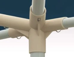 MaxxGarden Partytent Feesttent Paviljoen - 300 X 400 X 250 Cm - Zijwanden - Blauw -Fijne Tuinmeubelwinkel 1200x926 6