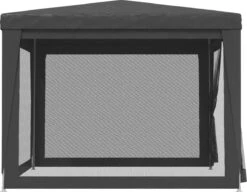 Prolenta Premium Partytent Met 4 Mesh Zijwanden 3x3 M HDPE Antracietkleurig -Fijne Tuinmeubelwinkel 1200x933 1