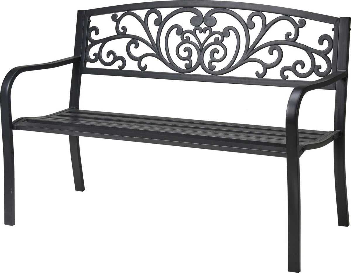 Pro Garden Tuinbank -127 X 60 - Metaal 1 Pro Garden Tuinbank -127 X 60 - Metaal