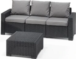 Allibert California Chaise Longue Loungeset - 3 A 4 Personen - Grafiet 14 Allibert California Chaise Longue Loungeset - 3 A 4 Personen - Grafiet -Fijne Tuinmeubelwinkel 1200x939 1