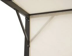 MaxxGarden Pergola - Partytent - Tuinpaviljoen Met één Gesloten Zijkant - 3x3x2,3 M - Cream -Fijne Tuinmeubelwinkel 1200x940 2