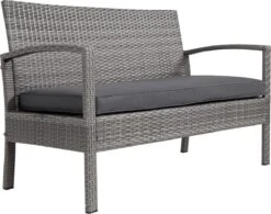 Casaria Polyrattan Loungeset – 2 Stoelen 1 Bank 1 Tafel - Antraciet -Fijne Tuinmeubelwinkel 1200x945 1