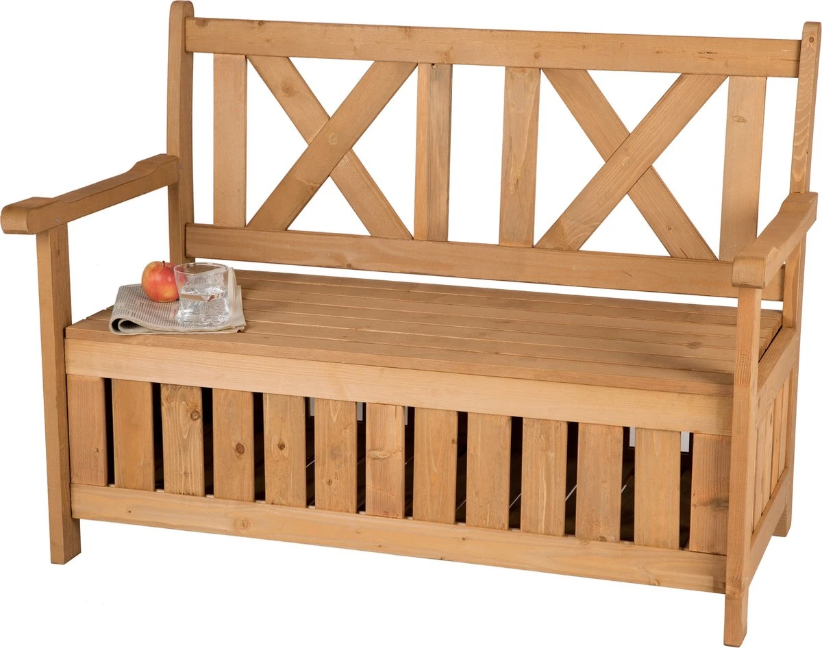 Needs&wants® Houten Tuinbank Met Opbergruimte, 2-zits Kistbank Houten Klassieke Bank Opslag, Grote Tuinopbergbank Van Massief Hout Weerbestendig Voor Buiten Tuin, Balkon, Terras, 115x61x85 Cm, Donker-bruin 1 Needs&wants® Houten Tuinbank Met Opbergruimte, 2-zits Kistbank Houten Klassieke Bank Opslag, Grote Tuinopbergbank Van Massief Hout Weerbestendig Voor Buiten Tuin, Balkon, Terras, 115x61x85 Cm, Donker-bruin