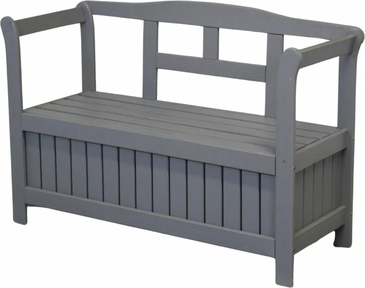 SenS-Line - Tuinbank - Pinokkio Houten Bankje - 113 X 40 X 75 Cm - Grijs 1 SenS-Line - Tuinbank - Pinokkio Houten Bankje - 113 X 40 X 75 Cm - Grijs