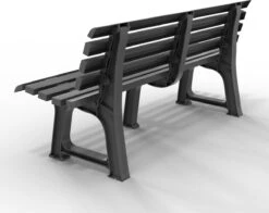 Casaria Tuinbank Orchidea – Kunststof/240kg Belastbaar – Antraciet -Fijne Tuinmeubelwinkel 1200x950 1