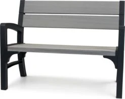 Keter Montero Tuinbank – 2-personen - 120x61x91cm - Grafiet -Fijne Tuinmeubelwinkel 1200x954