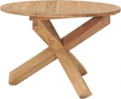 VidaXL Tuintafel Ø110x75 Cm Massief Teakhout 9 VidaXL Tuintafel Ø110x75 Cm Massief Teakhout -Fijne Tuinmeubelwinkel 1200x985