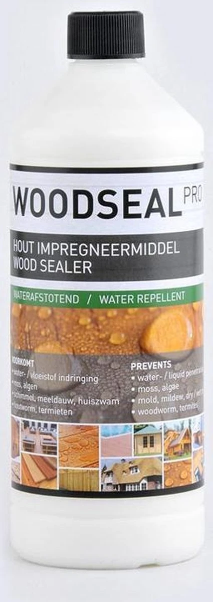 Woodseal Pro - Hout Impregneermiddel | Hout Waterdicht Maken | Hout Behandelen - 1 Liter 1 Woodseal Pro - Hout Impregneermiddel | Hout Waterdicht Maken | Hout Behandelen - 1 Liter