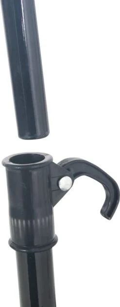 Prolenta Premium - Loungebed Met Parasol Poly Rattan Grijs -Fijne Tuinmeubelwinkel 471x1200