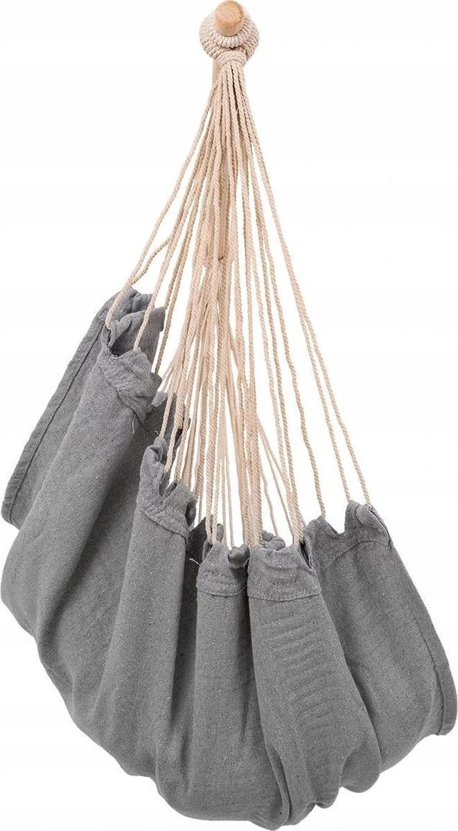 RENALUX Hangstoel Buiten En Binnen - Hangstoel Voor Binnen - Hangstoel Zonder Standaard - Hangstoel Cocoon - Gratis 2 Zachte Kussens - 150 KG - Grijs 9 RENALUX Hangstoel Buiten En Binnen - Hangstoel Voor Binnen - Hangstoel Zonder Standaard - Hangstoel Cocoon - Gratis 2 Zachte Kussens - 150 KG - Grijs - Afbeelding 9