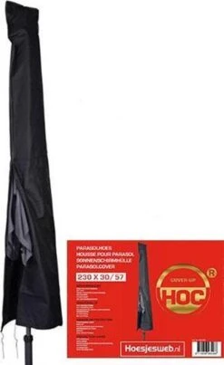 Parasolhoes - Hoes Ronde Stokparasol T/m ø 4m - Hoes Vierkante Stokparasol 3mx3m - Zware Dikke Kwaliteit -Fijne Tuinmeubelwinkel 736x1200