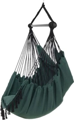 Vita5 XXL Hangstoel | Binnen&Buiten Hangnest | Incl. 2 Kussens En Boekenvak | Volwassenen&Kinderen | Hangmatstoel Tot 225kg | Donkergroen 24 Vita5 XXL Hangstoel | Binnen&Buiten Hangnest | Incl. 2 Kussens En Boekenvak | Volwassenen&Kinderen | Hangmatstoel Tot 225kg | Donkergroen -Fijne Tuinmeubelwinkel 742x1200