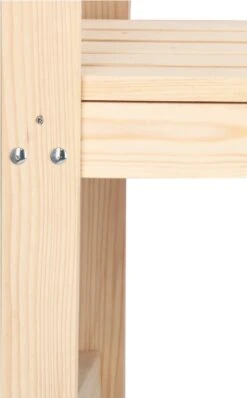 Merkloos Springos Tuinbank | Tuinbankje | Zitbank Buiten | Naaldhout | 119 X 78 X 45 Cm | Licht -Fijne Tuinmeubelwinkel 744x1200