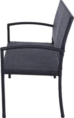 Outsunny Polyrotan Tuinbank 2-zits Parkbank Bank Staal Zwart 867-022 16 Outsunny Polyrotan Tuinbank 2-zits Parkbank Bank Staal Zwart 867-022 -Fijne Tuinmeubelwinkel 753x1200