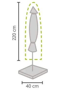 Weersbestendige Parasolhoes - Rond & Vierkant - Max. 3 X 3 M - Grijs / Antraciet - Stokparasol 12 Weersbestendige Parasolhoes - Rond & Vierkant - Max. 3 X 3 M - Grijs / Antraciet - Stokparasol -Fijne Tuinmeubelwinkel 800x1200 2