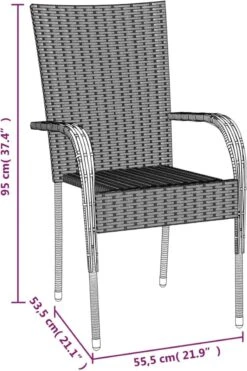 VidaXL 5-delige Tuinset Poly Rattan Bruin -Fijne Tuinmeubelwinkel 800x1200 68