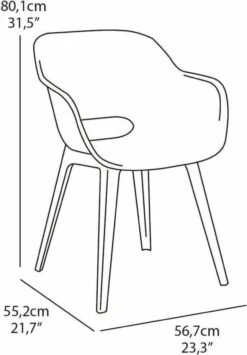 Allibert Akola Tuinstoelen - 2 Stuks -56,5x55x80cm - Donkergrijs 25 Allibert Akola Tuinstoelen - 2 Stuks -56,5x55x80cm - Donkergrijs -Fijne Tuinmeubelwinkel 834x1200