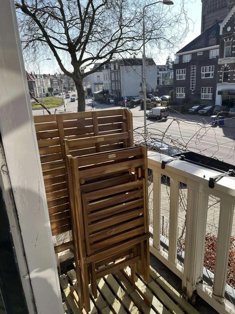 Bistro Set Hout Balkonset FSC – Patio Set Tuin – Houten Frans Tuinsetje – Kleine Tuinset – Complete Kleine Balkon Tafelset Met Gratis Bijzettafel – Hardhout FSC Balkonstoelen & Balkon Tafel - Tuintafel En Stoelen - Bistroset Van Hout – Balcony Set 9 Bistro Set Hout Balkonset FSC – Patio Set Tuin – Houten Frans Tuinsetje – Kleine Tuinset – Complete Kleine Balkon Tafelset Met Gratis Bijzettafel – Hardhout FSC Balkonstoelen & Balkon Tafel - Tuintafel En Stoelen - Bistroset Van Hout – Balcony Set - Afbeelding 9