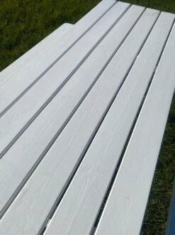 Goedkopepicknicktafels.nl | Witte XL Picknicktafel | Tuintafel 6 Persoons | Wit Gespoten Gedroogd Grenen Hout! 11 Goedkopepicknicktafels.nl | Witte XL Picknicktafel | Tuintafel 6 Persoons | Wit Gespoten Gedroogd Grenen Hout! -Fijne Tuinmeubelwinkel 899x1200 8