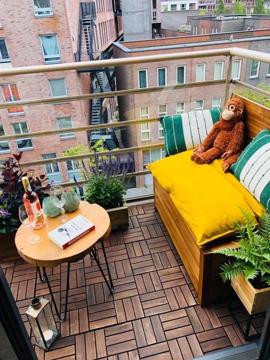 Kleine Teakhouten Tuinbank Met Opbergruimte - 100 X 60 X 90 Cm - Duurzaam Teakhout - Blijft Strak En Mooi - Sterke Constructie Om Lang Mee Te Gaan 10 Kleine Teakhouten Tuinbank Met Opbergruimte - 100 X 60 X 90 Cm - Duurzaam Teakhout - Blijft Strak En Mooi - Sterke Constructie Om Lang Mee Te Gaan - Afbeelding 10