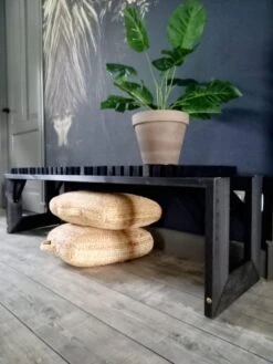 Tuinbank Design 2023 - 150CM - Grenen Hout - Zwart -Fijne Tuinmeubelwinkel 900x1200 4