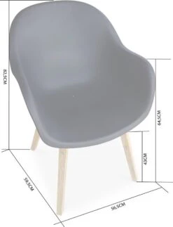 Alice's Garden Kuipstoelen CELEBES - Set Van 4 - Acacia En Kunststof - Grijs 9 Alice's Garden Kuipstoelen CELEBES - Set Van 4 - Acacia En Kunststof - Grijs -Fijne Tuinmeubelwinkel 918x1200
