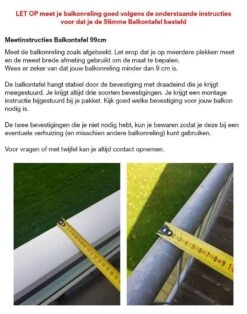 GoudmetHout Inklapbare Balkontafel - Balkonbar - Balkon Tafel - 99 Cm - Hout - Transparant Wash - Reling Smal 12 GoudmetHout Inklapbare Balkontafel - Balkonbar - Balkon Tafel - 99 Cm - Hout - Transparant Wash - Reling Smal -Fijne Tuinmeubelwinkel 944x1200