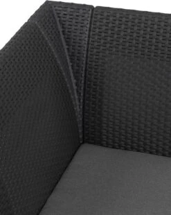 Keter Marie Hoek Loungeset Met Orlando Tafel - 6 Personen - Antraciet -Fijne Tuinmeubelwinkel 955x1200