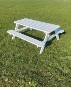 Goedkopepicknicktafels.nl | Witte XL Picknicktafel | Tuintafel 6 Persoons | Wit Gespoten Gedroogd Grenen Hout! 10 Goedkopepicknicktafels.nl | Witte XL Picknicktafel | Tuintafel 6 Persoons | Wit Gespoten Gedroogd Grenen Hout! -Fijne Tuinmeubelwinkel 980x1200