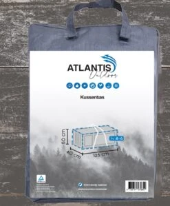 Opbergtas Voor Tuinmeubelkussens - 125 X 40 X 50 Cm (4 – 6 Lounge- Tuinkussens) - Grijs / Antraciet -Fijne Tuinmeubelwinkel 992x1200 5