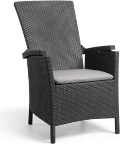 Allibert Vermont Verstelbare Tuinstoel - 64x68x107cm - Grafiet 33 Allibert Vermont Verstelbare Tuinstoel - 64x68x107cm - Grafiet -Fijne Tuinmeubelwinkel 998x1200